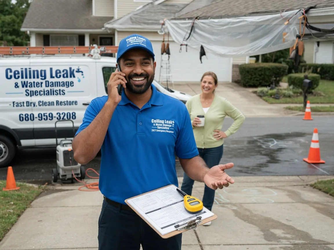 Ceiling Leak Cleanup Mineral Springs, NC FAQs